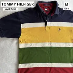 90s TOMMY HILFIGER ポロシャツ S レッド ワッフル生地 - メルカリ