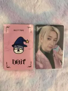 スキズ バンチャンDOIT一直娱yizhiyuポップアップ トレカ 2枚セット