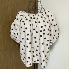 アーバンリサーチSONNYlabel ドット　パフスリーブブラウス