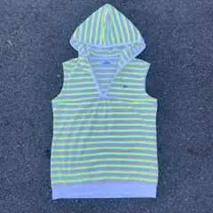 LACOSTEボーダーフードベスト