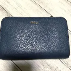 FURLA 財布　訳あり　くすみブルー