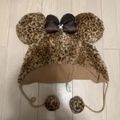 【美品】ファンキャップ ヒョウ柄 旧 ディズニー jk