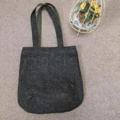 ☆着物リメイク 大島紬 ラウンドショルダーバッグ☆