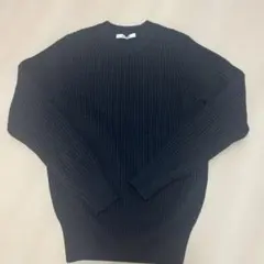 【美品】SLOANE（スローン） ニット セーター 黒 サイズ1 シンプル 上質