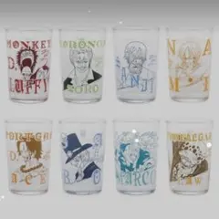 ワンピース一番くじ　グラスコンプリートセットこん