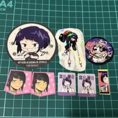 ヒロアカ 耳郎 フレークシール バースデイ缶バッジステッカー 原画展