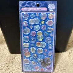ボンボンドロップシール クラゲ　水族館
