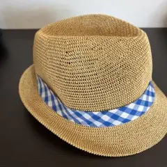 【子供用】ストローハット・麦わら帽子
