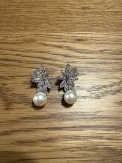 ブライダル　ピアス　シルバー