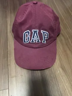 GAP バーガンディ キャップ