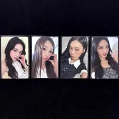 aespa Rich Man interasia ラキドロ 特典トレカ 4枚 aespa rich man ポップアップ 購入特典 トレカ 4枚セット B