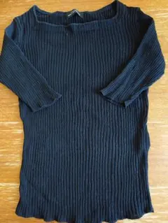 グリーンレーベルリラクシング　スクエアネック　ニット