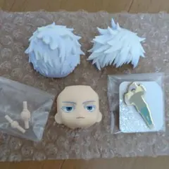 ねんどろいど 髪 顔パーツ　五条悟　呪術廻戦　0Ver　オビ球付