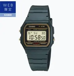 ◆新品未開封◆ F-91WG-9QJH レトロ調 CASIO チープカシオ