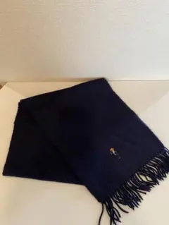 ラルフローレン　ポロベア　ラムウールマフラー