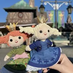 ぬいぐるみチャーム　アナ　エルサ　アナ雪　ファンタジースプリングス