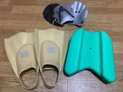 水泳練習用3点セット Hydro Tech2フィン　パドル　ビート板