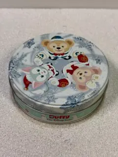 ディズニー ダッフィー＆フレンズ クリスマスデザイン 缶 空容器