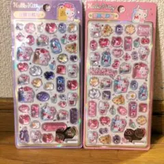 Aボンボンドロップ　ラメ　シール　うるちゅる　海外限定　キティ