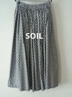 SOIL ソイル 60'S ポプリン フラワープリントギャザースカート　Ⅱのサムネイル