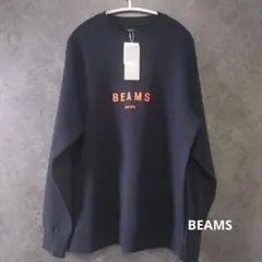 新品未使用 BEAMS ロゴ クルーネック スウェット プレートおまけ付き