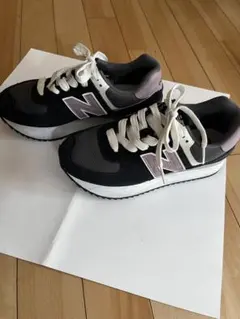 New Balance WL574ZAK 24.0 スニーカー 厚底