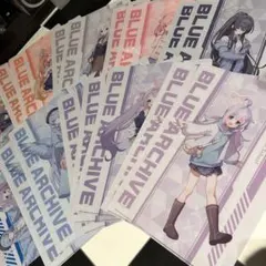ローソン限定　ブルーアーカイブ クリアファイル全8種類　17枚コンプリートセット