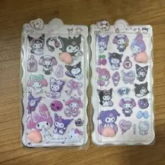 キャラクターシールセット 2シート　クロミ　マイメロ　おしりシール
