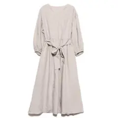 【ミラオーウェン】 Vネックロングワンピース