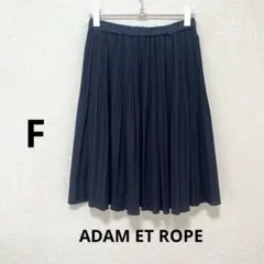 ADAM ET ROPE プリーツスカート ネイビー Fサイズのサムネイル