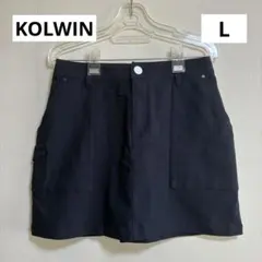 【美品】Kolwin ネイビー　Lサイズ　スカート　ゴルフ