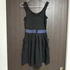 theory 黒のノースリーブワンピース