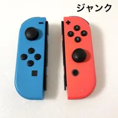 【ジャンク】　Switch　Joy-Con　ジョイコン　ネオンレッド　ブルー