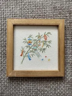 金魚の手刺繍フレーム - メルカリ