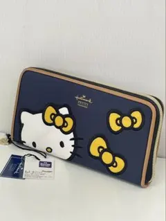 Hallmark ハローキティ 長財布 ネイビー