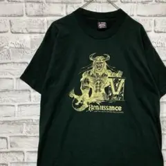 USA製90sヴィンテージTシャツ！シングルステッチ　グリーン半袖古着　L 25