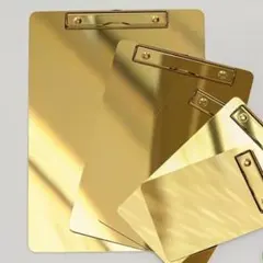 高級 金色 クリップ付きボード【1枚】