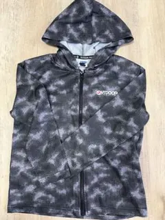 OUTDOOR フード付き迷彩ジャケット 140