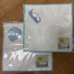 ミッフィー　タイトーくじ　E賞　ループ付きハンカチ2種セット　ゾウ　ペンギン