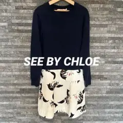 2026年最新】SEE BY CHLOE 柄：花柄 レディース 長袖・七分袖ひざ丈