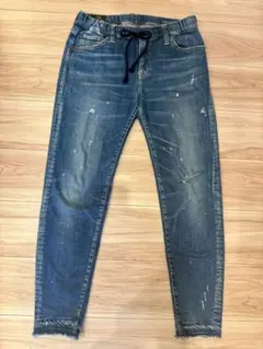 美品　surt×big john ハイパワーストレッチ　デニムジョガーパンツ　M