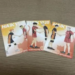 ハイキュー　ゴミ捨て場の決戦　ポストカード　3枚セット