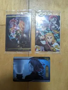 鬼滅の刃　無限列車編　ウェハースカード3枚