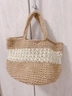 麻ひもバッグ ハンドメイド