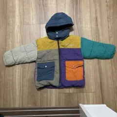 BREEZE マルチカラー中綿コート 110cm