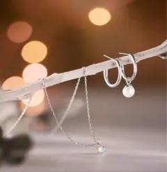 4℃ネックレスピアスセット