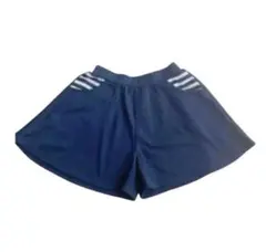 女の子 キュロットスカート パンツ マリン ブルー 150