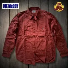 『美品希少◎』JOE McCOY(旧マッコイ) 撚り杢ツイストシャンブレーシャツのサムネイル