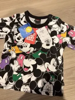 BABYDOLL Disney ミッキー 総柄 Tシャツ 90cmのサムネイル