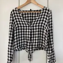 Ｈ＆Ｍギンガムチェック　ブラウス